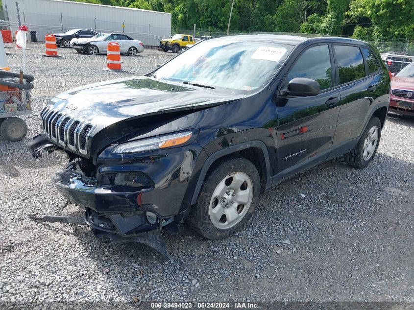 2017 Jeep Cherokee Sport Fwd VIN: 1C4PJLAB9HW653366 Lot: 39494023