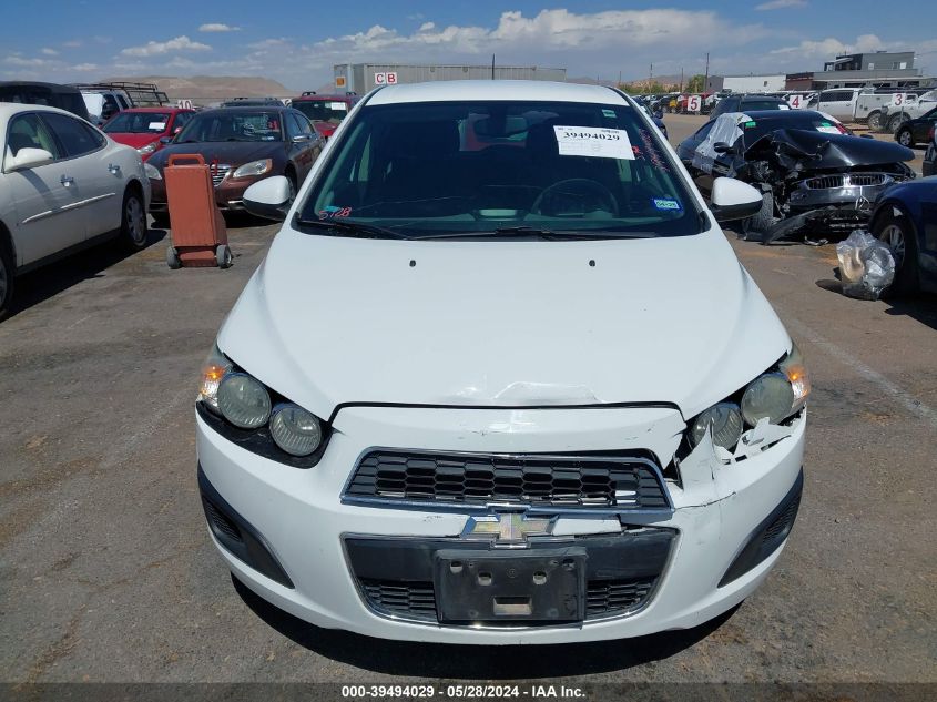2015 Chevrolet Sonic Lt Auto VIN: 1G1JC6SH9F4196516 Lot: 39494029