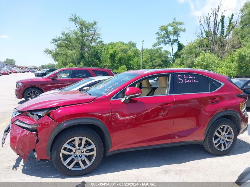 2016 Lexus Nx 200T VIN: JTJBARBZ8G2086286 Lot: 39494031