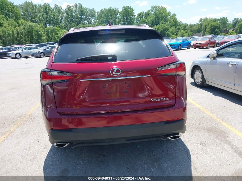 2016 Lexus Nx 200T VIN: JTJBARBZ8G2086286 Lot: 39494031