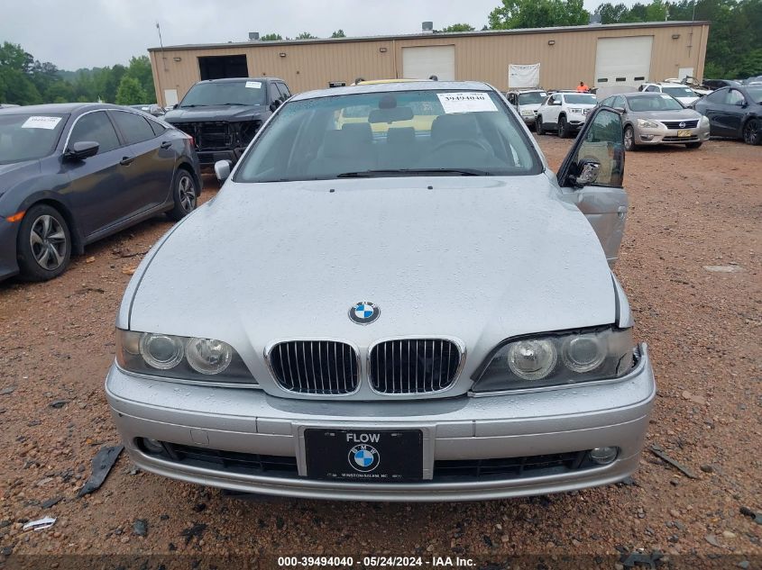 2002 BMW 540Ia VIN: WBADN63402GN85156 Lot: 39494040