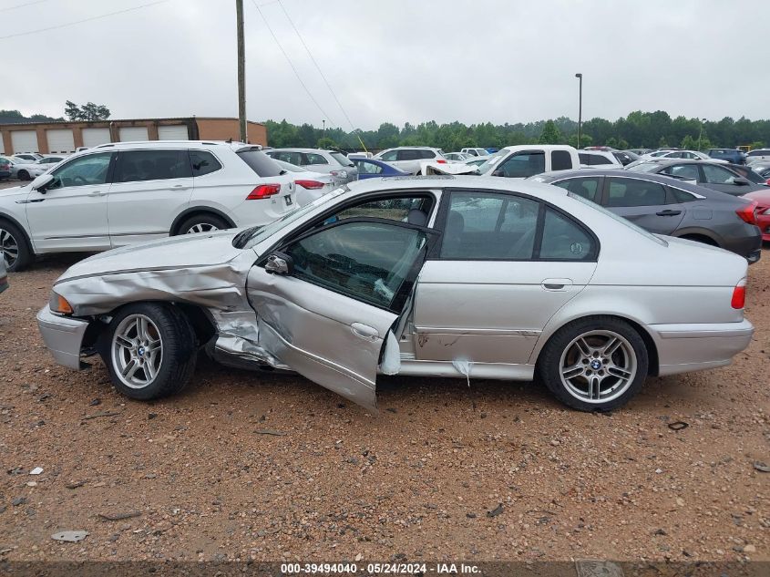 2002 BMW 540Ia VIN: WBADN63402GN85156 Lot: 39494040