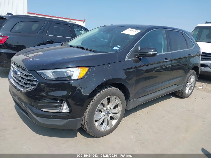 2022 Ford Edge Titanium VIN: 2FMPK4K94NBA53832 Lot: 39494043