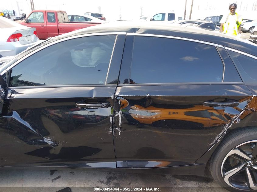 2021 Honda Accord Sport VIN: 1HGCV1F33MA049281 Lot: 39494044