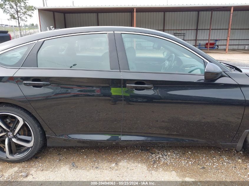 2021 Honda Accord Sport VIN: 1HGCV1F30MA079452 Lot: 39494063