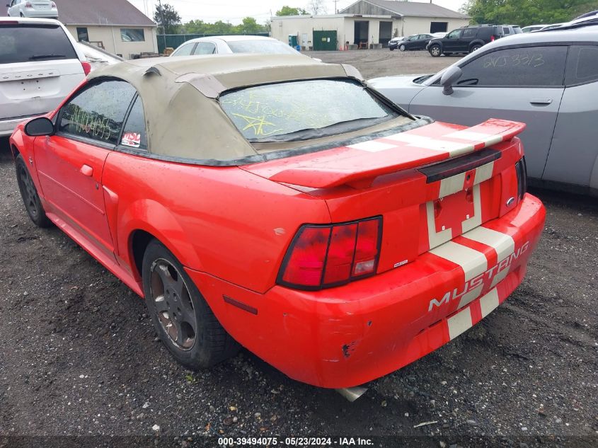 2001 Ford Mustang VIN: 1FAFP444X1F159431 Lot: 39494075