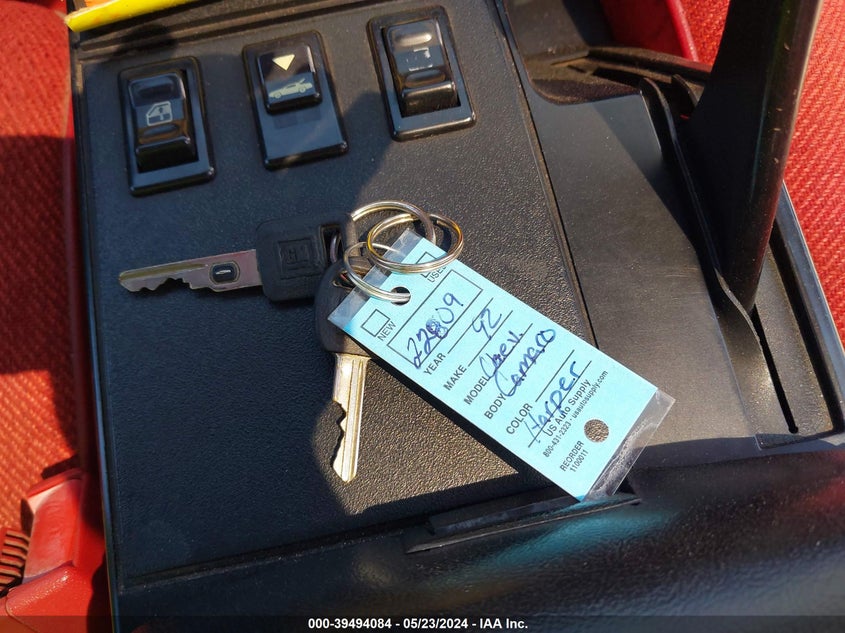 1992 Chevrolet Camaro Rs VIN: 1G1FP23EXNL155047 Lot: 39494084