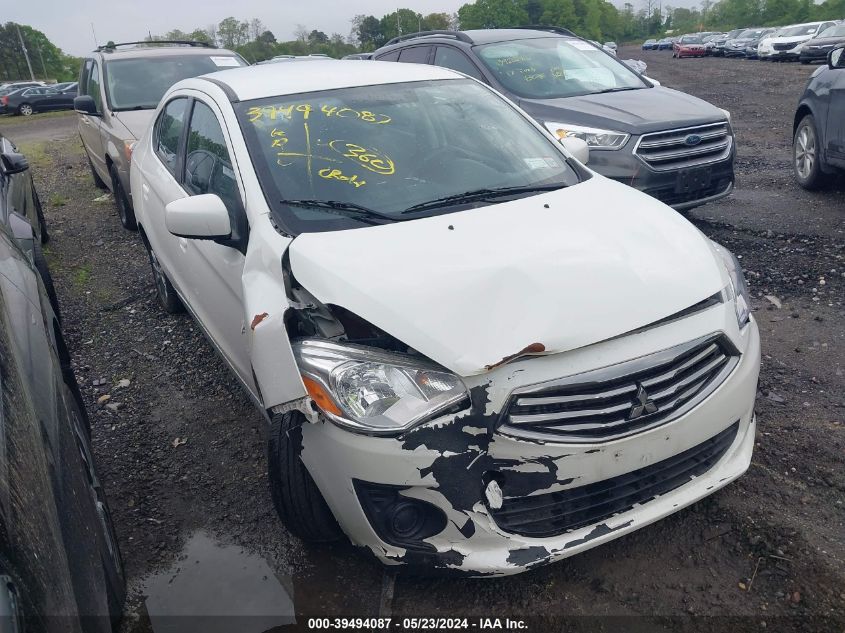 2019 Mitsubishi Mirage G4 Es/Rf VIN: ML32F3FJ4KHF12248 Lot: 39494087