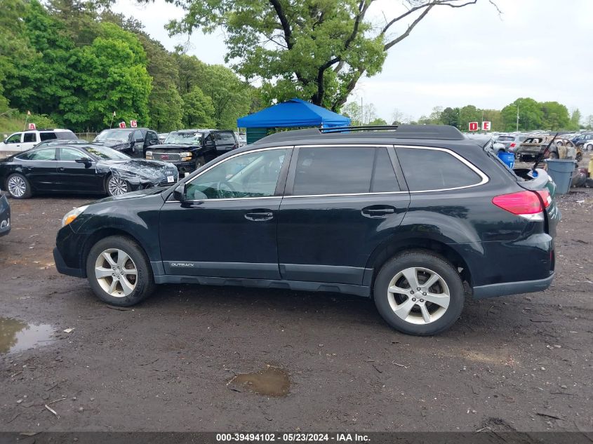 2014 Subaru Outback 2.5I Premium VIN: 4S4BRBCC2E3245366 Lot: 39494102