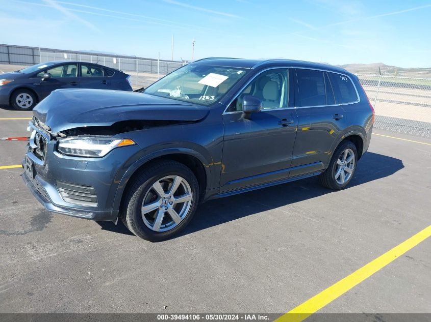 2021 Volvo Xc90 T6 Momentum 7 Passenger VIN: YV4A22PK6M1751800 Lot: 39494106