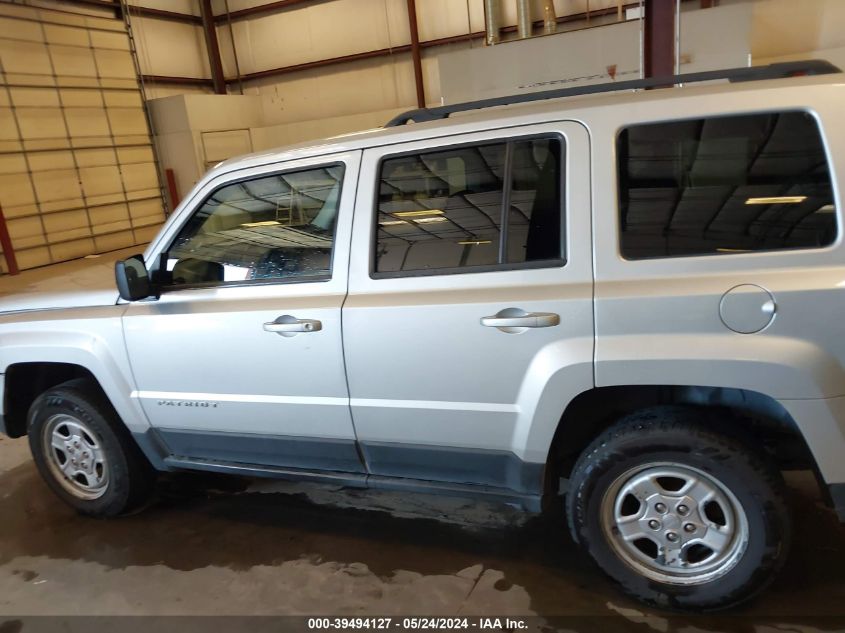 2013 Jeep Patriot Sport VIN: 1C4NJRBB1DD203080 Lot: 39494127