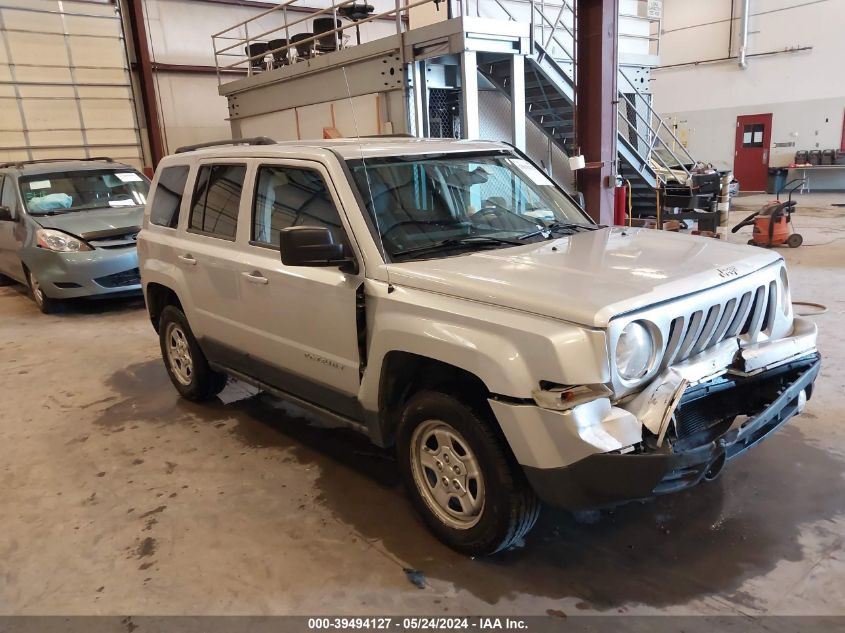 2013 Jeep Patriot Sport VIN: 1C4NJRBB1DD203080 Lot: 39494127