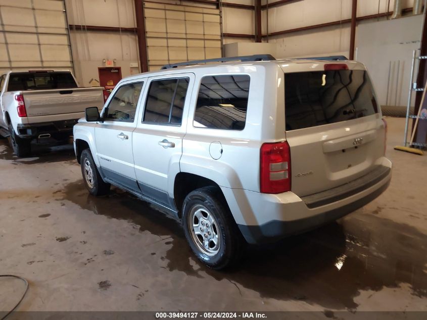 2013 Jeep Patriot Sport VIN: 1C4NJRBB1DD203080 Lot: 39494127