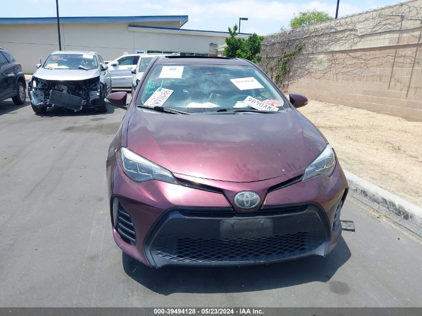 2017 Toyota Corolla L/Le/Se/Se Special Edition/Xle/Xse VIN: 5YFBURHE6HP595133 Lot: 39494128