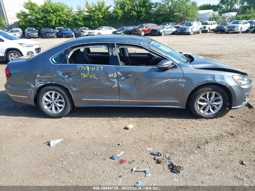 2017 Volkswagen Passat 1.8T S VIN: 1VWAT7A3XHC006165 Lot: 39494129