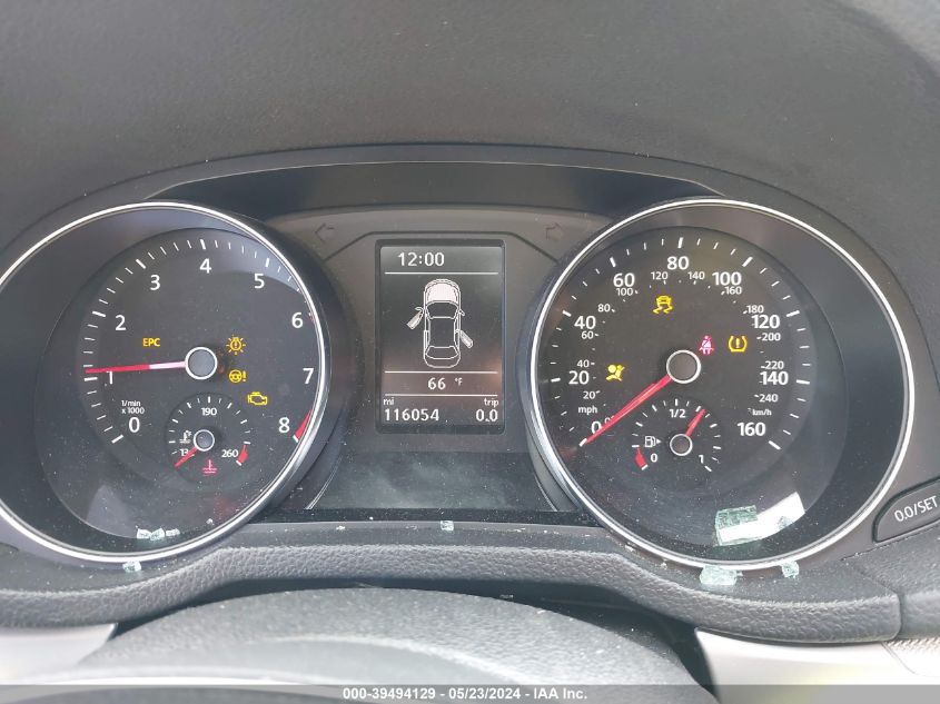 2017 Volkswagen Passat 1.8T S VIN: 1VWAT7A3XHC006165 Lot: 39494129