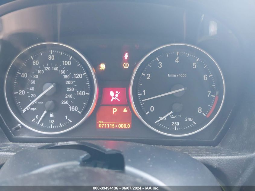 2007 BMW 328I VIN: WBAWB33587PV73286 Lot: 39494136