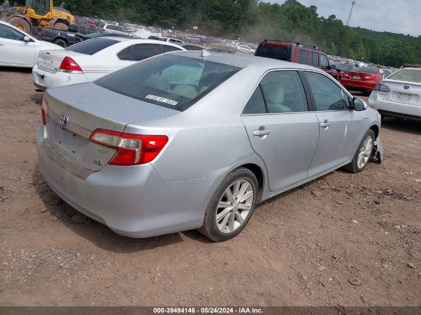 2014 Toyota Camry Hybrid Xle VIN: 4T1BD1FK9EU105885 Lot: 39494146