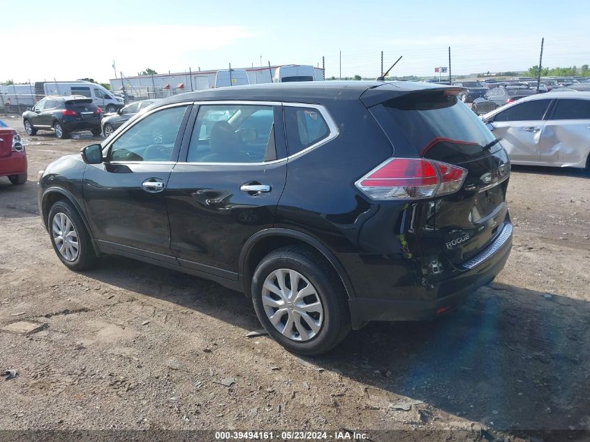 2014 Nissan Rogue S VIN: 5N1AT2MV9EC843967 Lot: 39494161