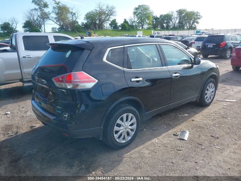 2014 Nissan Rogue S VIN: 5N1AT2MV9EC843967 Lot: 39494161