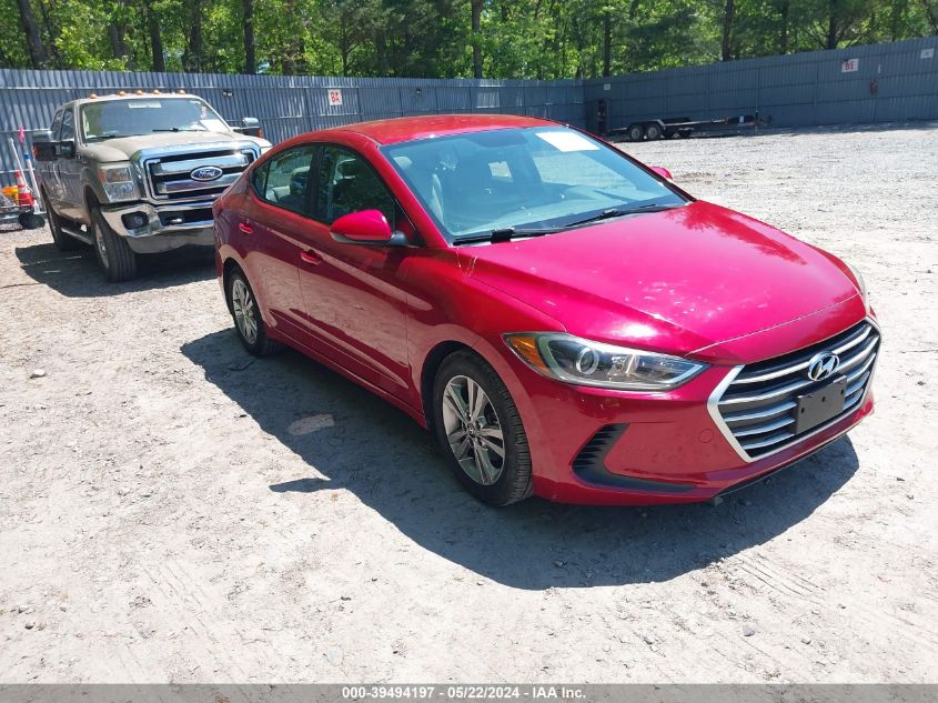 2017 Hyundai Elantra Se VIN: KMHD84LF6HU281996 Lot: 39494197