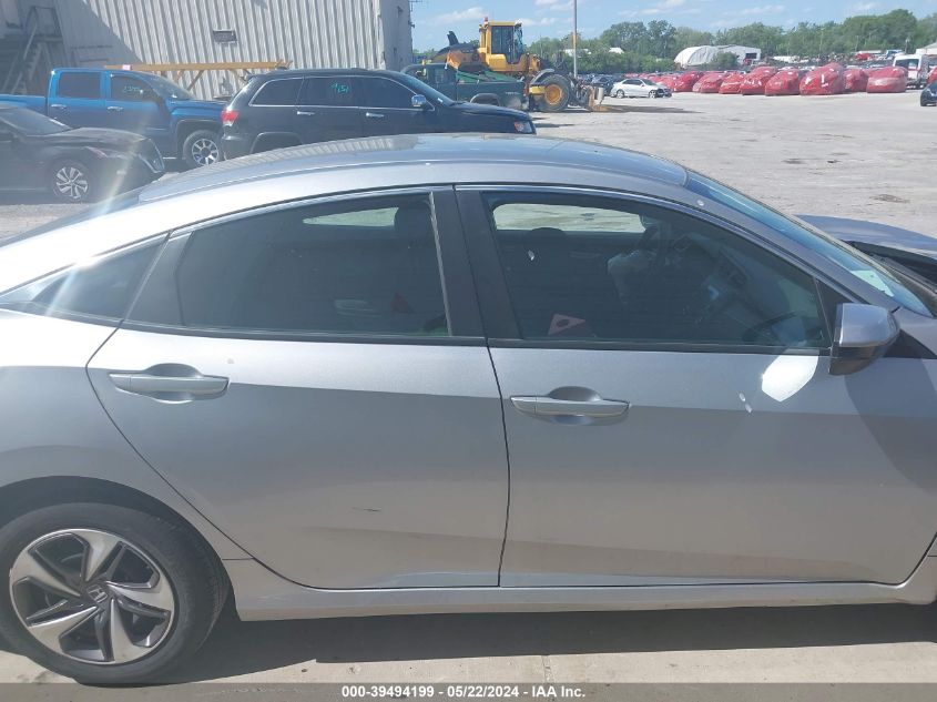 2020 Honda Civic Lx VIN: 19XFC2F61LE030189 Lot: 39494199