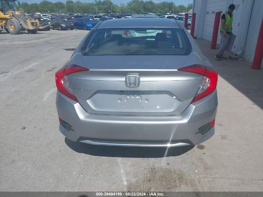 2020 Honda Civic Lx VIN: 19XFC2F61LE030189 Lot: 39494199