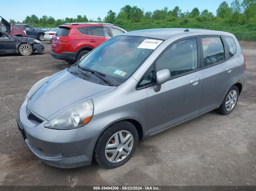 2007 Honda Fit VIN: JHMGD38477S045767 Lot: 39494206