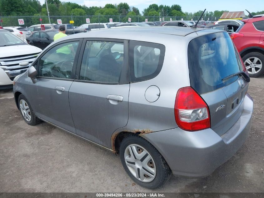 2007 Honda Fit VIN: JHMGD38477S045767 Lot: 39494206