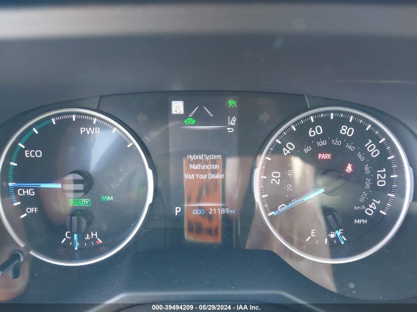 2022 Toyota Rav4 Se Hybrid VIN: 4T3T6RFV3NU088418 Lot: 39494209