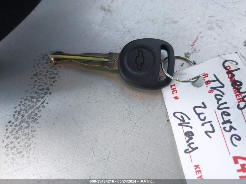 2012 Chevrolet Traverse Ls VIN: 1GNKRFED0CJ32345 Lot: 39494216