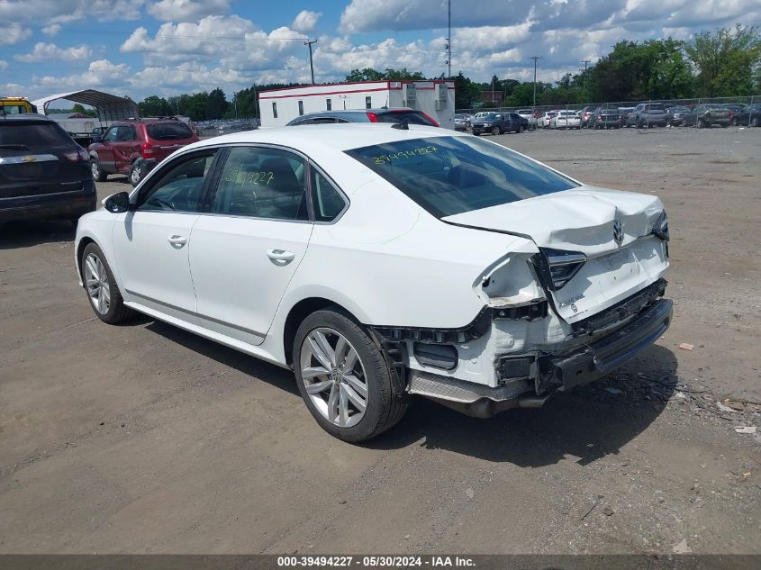 2018 Volkswagen Passat 2.0T Sel Premium VIN: 1VWCA7A37JC008475 Lot: 39494227