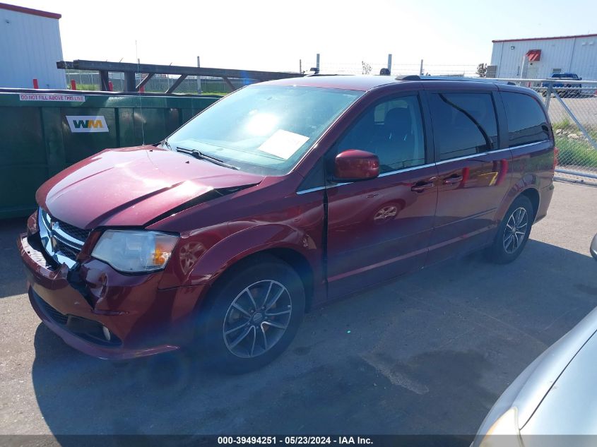 2017 Dodge Grand Caravan Sxt VIN: 2C4RDGCGXHR689866 Lot: 39494251