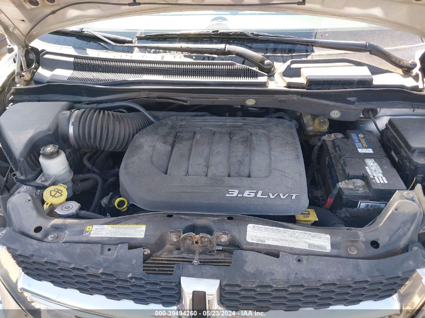 2012 Dodge Grand Caravan Sxt VIN: 2C4RDGCGXCR310910 Lot: 39494260