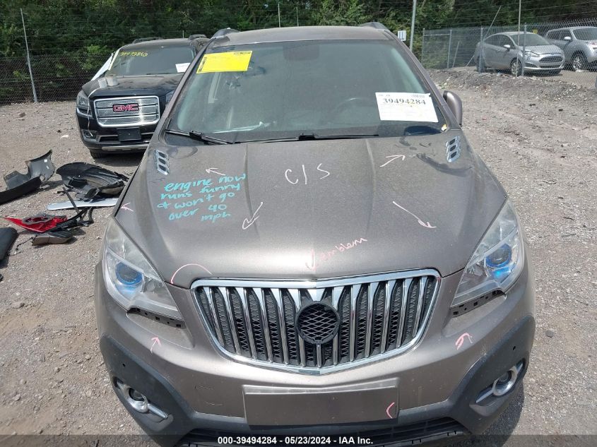 2013 Buick Encore Convenience VIN: KL4CJBSB1DB211250 Lot: 39494284