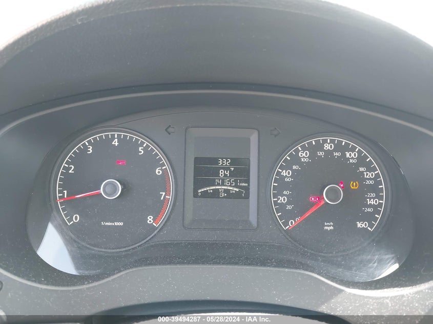 2013 Volkswagen Jetta 2.0L S VIN: 3VW1K7AJ0DM263751 Lot: 39494287