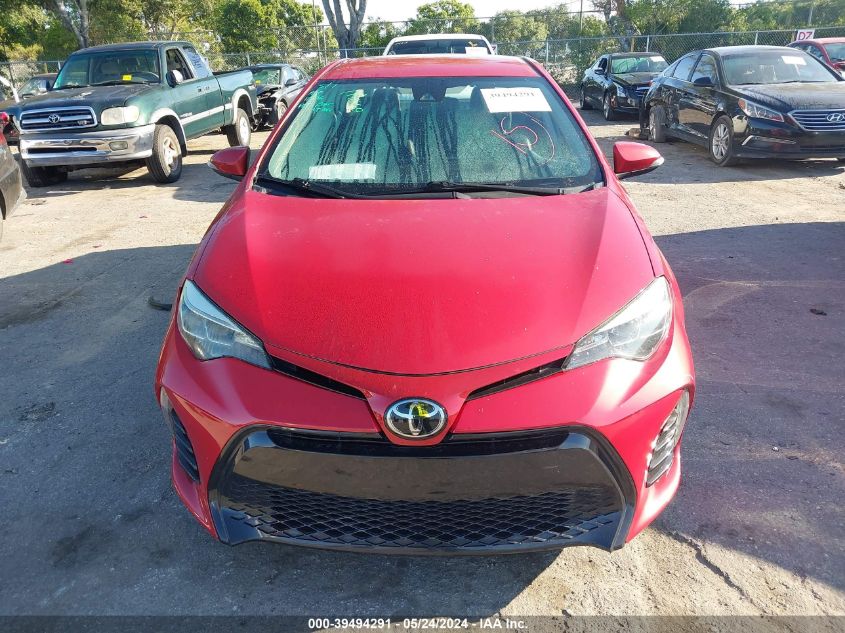 2017 Toyota Corolla Se VIN: 2T1BURHE7HC864823 Lot: 39494291