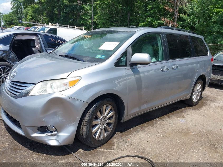 2011 Toyota Sienna Limited VIN: 5TDDK3DC4BS023363 Lot: 39494294