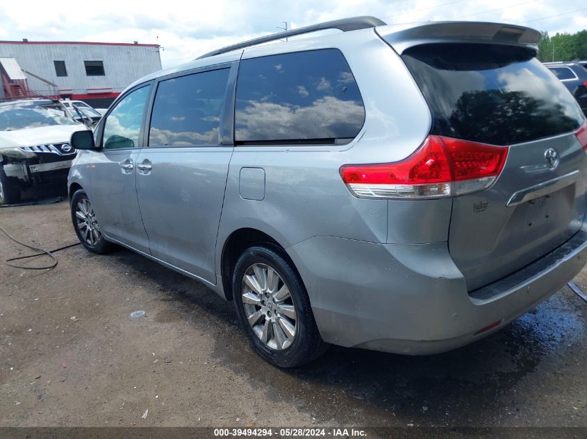 2011 Toyota Sienna Limited VIN: 5TDDK3DC4BS023363 Lot: 39494294