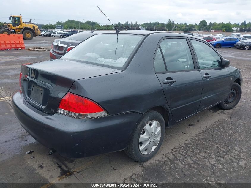 2004 Mitsubishi Lancer Es VIN: JA3AJ26E34U024712 Lot: 39494301