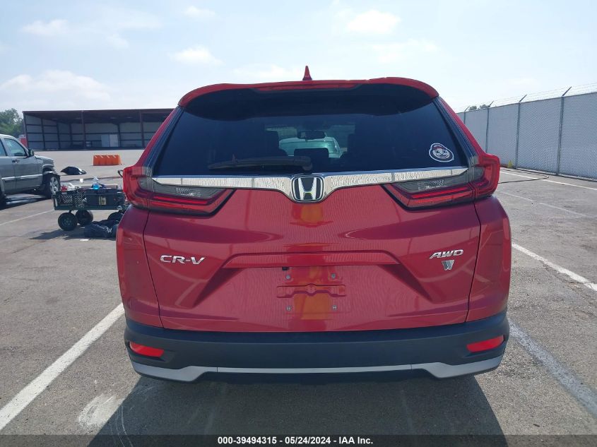 2021 Honda Cr-V Awd Ex-L VIN: 5J6RW2H8XML002316 Lot: 39494315