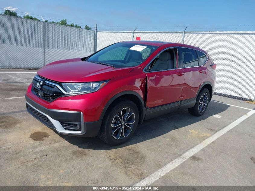 2021 Honda Cr-V Awd Ex-L VIN: 5J6RW2H8XML002316 Lot: 39494315