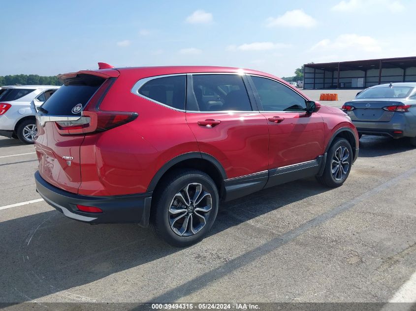 2021 Honda Cr-V Awd Ex-L VIN: 5J6RW2H8XML002316 Lot: 39494315