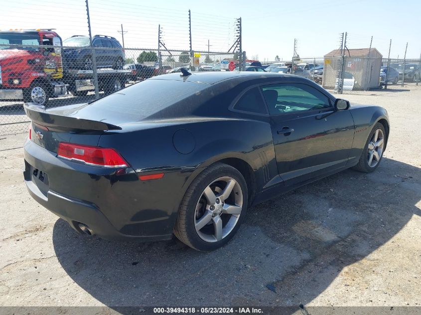 2014 Chevrolet Camaro 2Ls VIN: 2G1FA1E39E9319239 Lot: 39494318