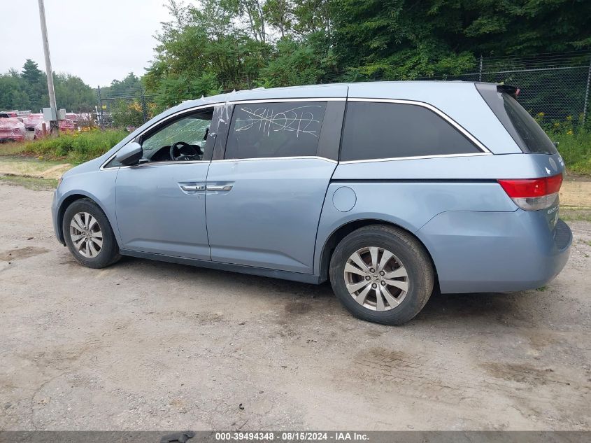 2014 Honda Odyssey Ex-L VIN: 5FNRL5H63EB041137 Lot: 39494348