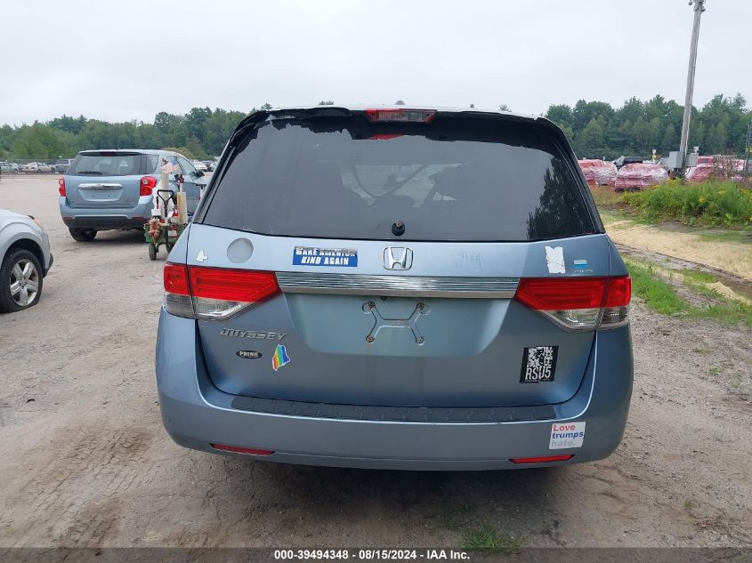 2014 Honda Odyssey Ex-L VIN: 5FNRL5H63EB041137 Lot: 39494348