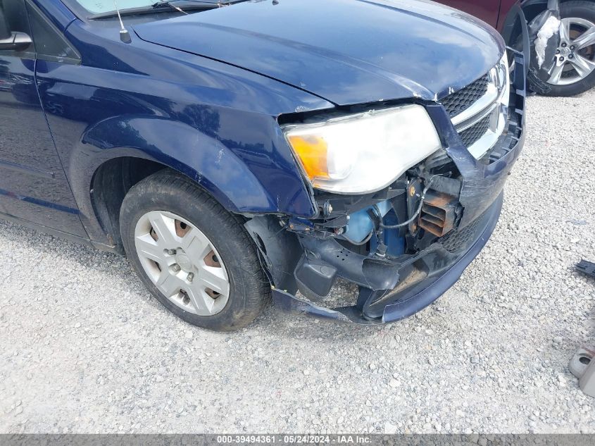 2013 Dodge Grand Caravan Se/Sxt VIN: 2C4RDGBG2DR502051 Lot: 39494361