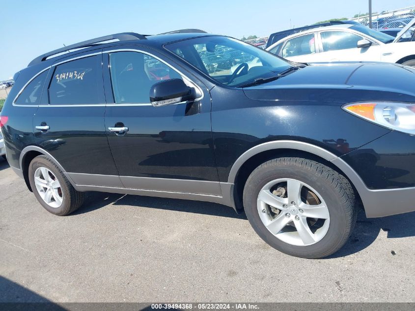 2010 Hyundai Veracruz Limited VIN: KM8NU4CC2AU135316 Lot: 39494368