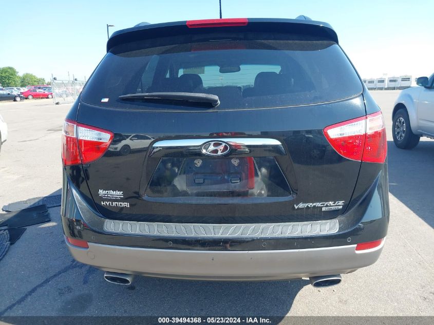 2010 Hyundai Veracruz Limited VIN: KM8NU4CC2AU135316 Lot: 39494368