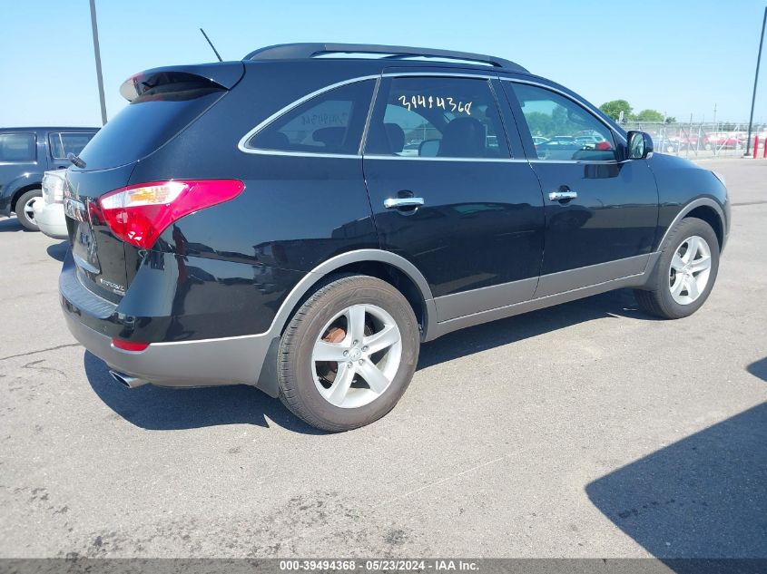 2010 Hyundai Veracruz Limited VIN: KM8NU4CC2AU135316 Lot: 39494368